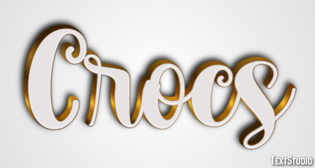 Crocs Text Effect