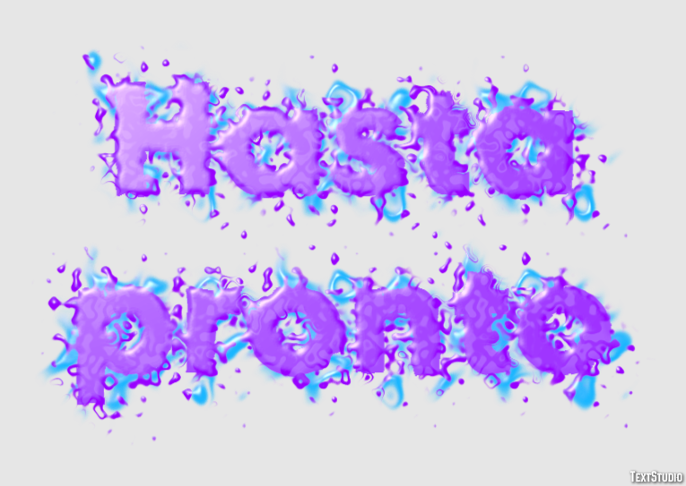 Hasta pronto Texteffekt