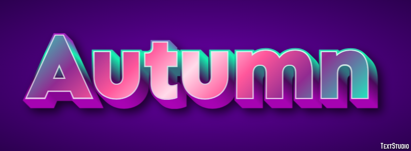 Autumn Efekt tekstowy