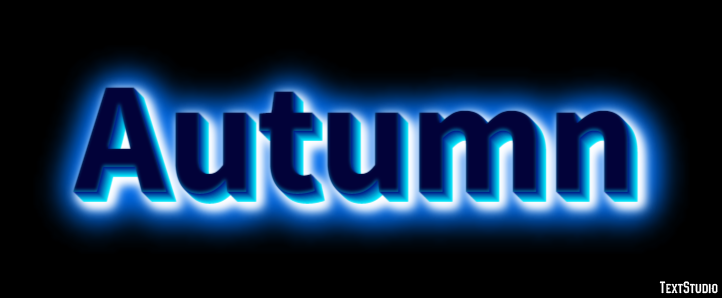 Autumn Efekt tekstowy