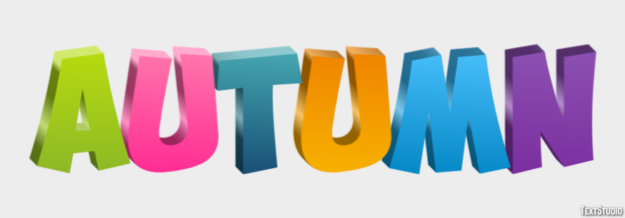 Autumn Эффект текста