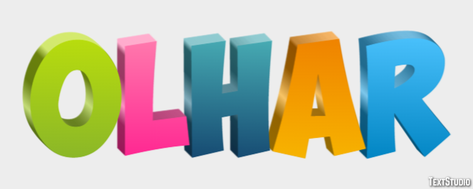 Olhar Efecto de texto