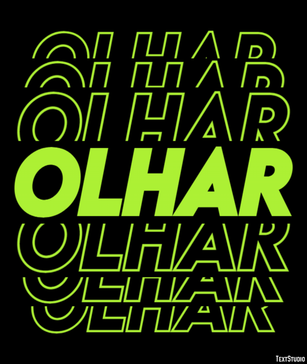 Olhar Efecto de texto