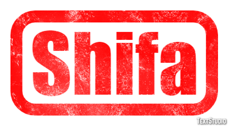 Shifa Effet de texte