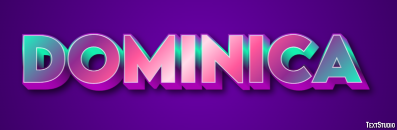 Dominica Text Effect