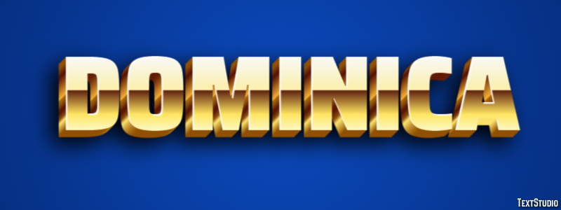 Dominica Text Effect
