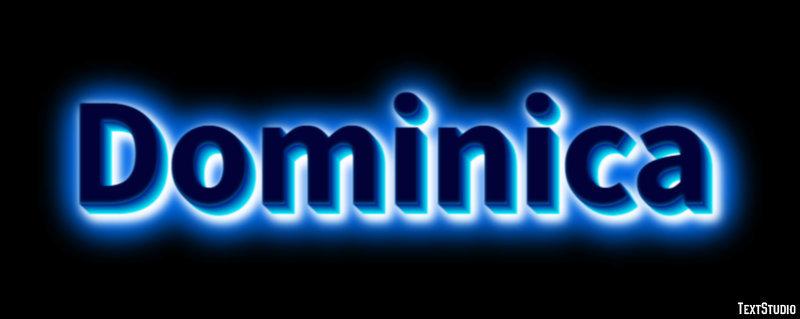Dominica Text Effect
