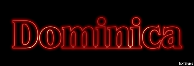 Dominica Text Effect
