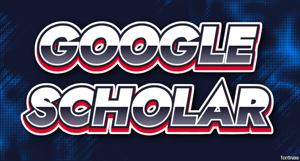 Google Scholar Text effect