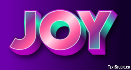 Joy Text Effect