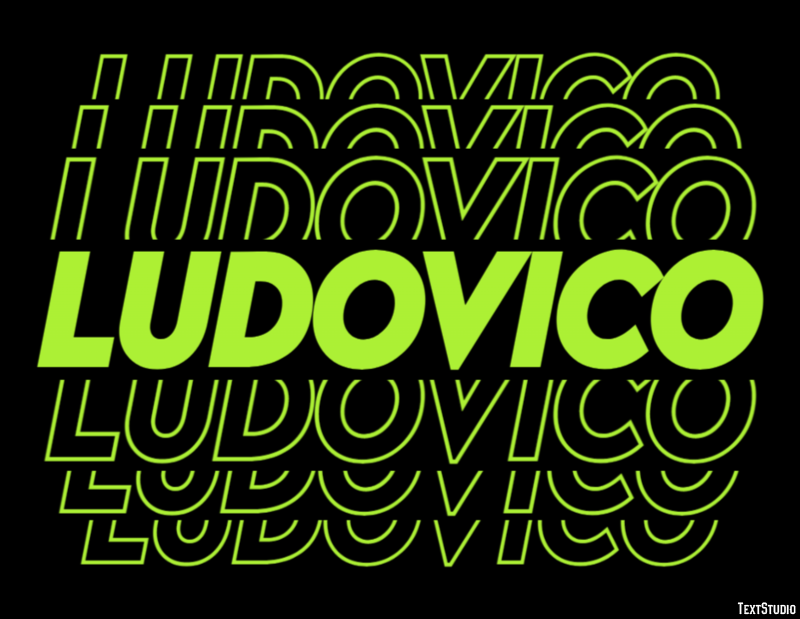 Ludovico Effetto testo