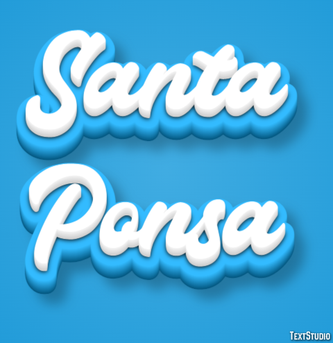 Santa Ponsa Efekt tekstowy