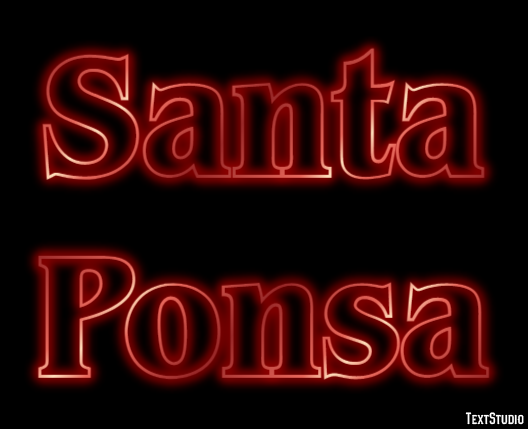Santa Ponsa Efekt tekstowy