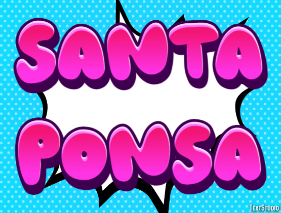 Santa Ponsa Efekt tekstowy