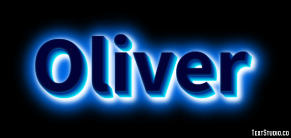 Oliver Tekst Effect