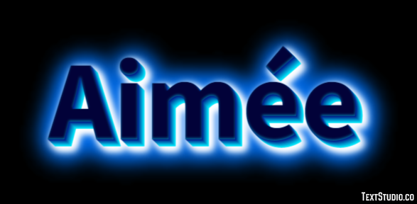 Aimée Efecto de Texto