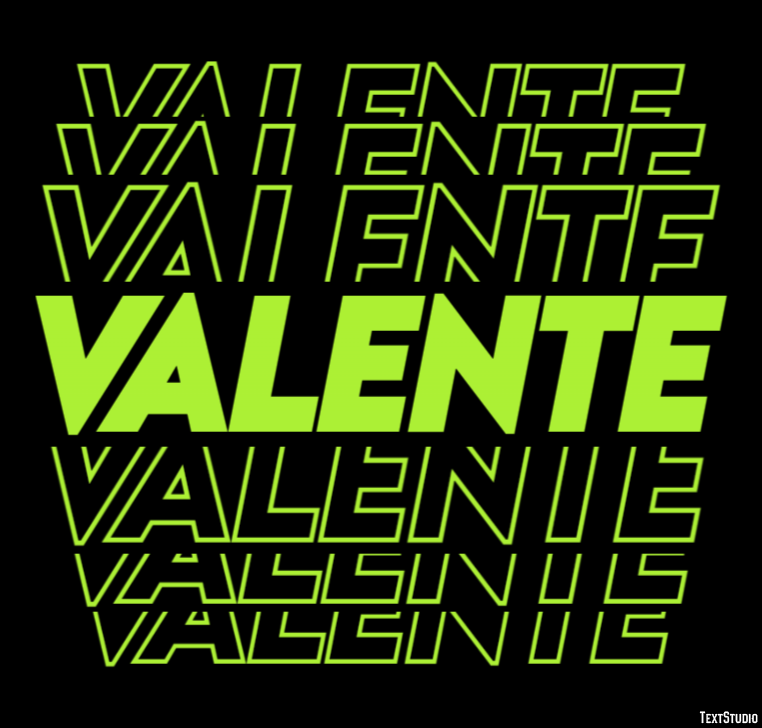 Valente テキスト効果
