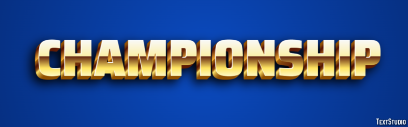 Championship Efecto de Texto