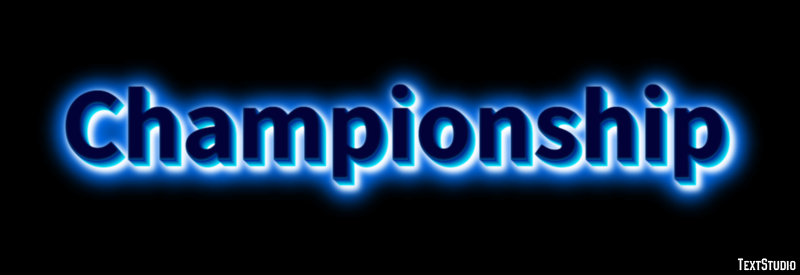 Championship Effet de Texte