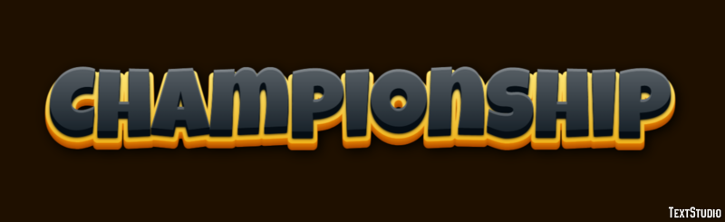 Championship Efecto de Texto