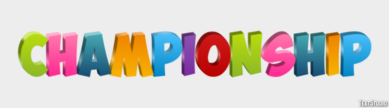 Championship Text effect