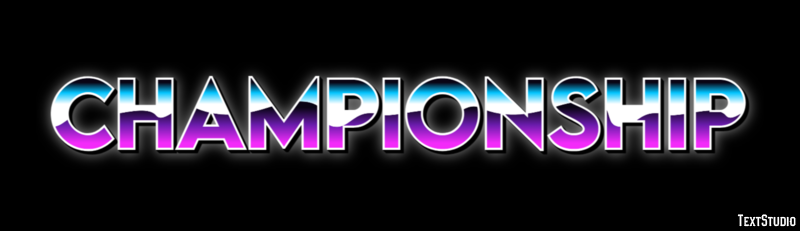 Championship Texteffekt