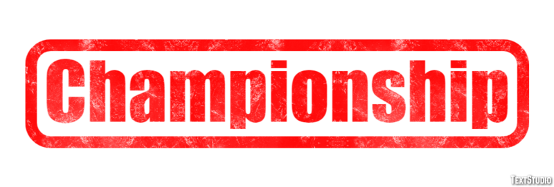 Championship Text effect
