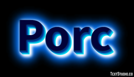 Porc Effet de Texte