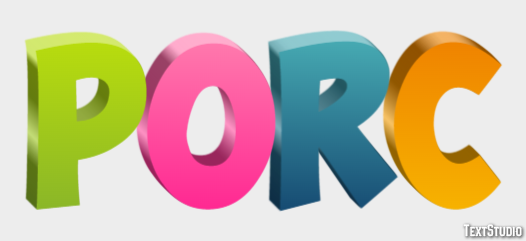 Porc Effet de Texte
