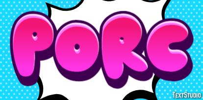 Porc Effet de Texte