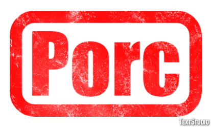 Porc Effet de Texte