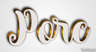 Porc Effet de Texte