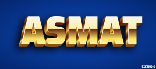 Asmat Text effect