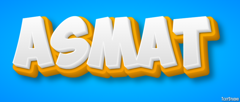 Asmat Text effect