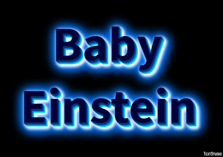 Baby Einstein Efeito do texto