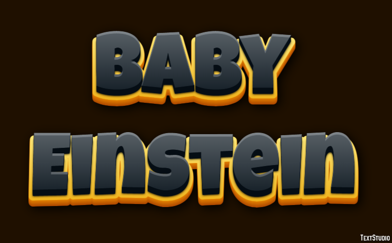 Baby Einstein Efeito do texto