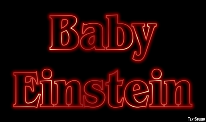 Baby Einstein Efeito do texto