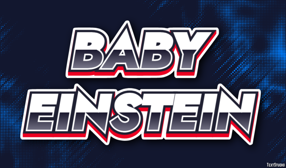 Baby Einstein Efeito do texto