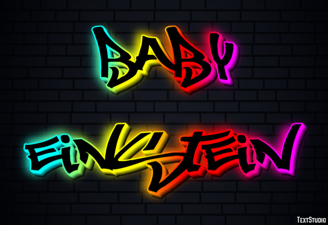 Baby Einstein Efeito do texto