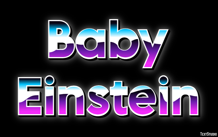 Baby Einstein Efeito do texto