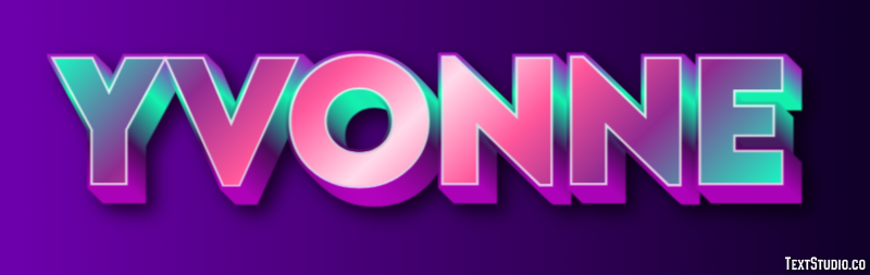 Yvonne テキスト効果