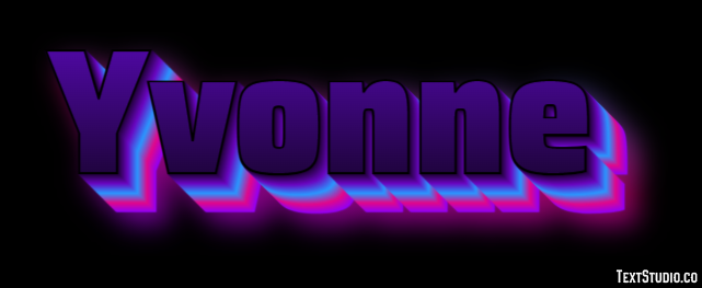 Yvonne テキスト効果