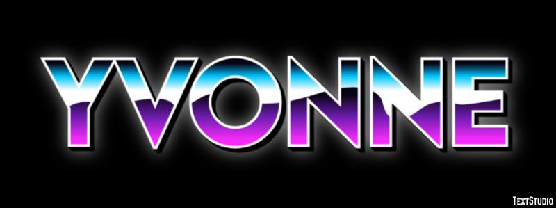 Yvonne Efecto de Texto