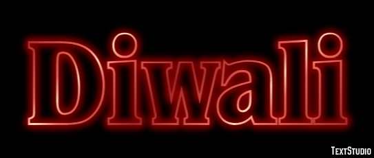 Diwali Effet de Texte