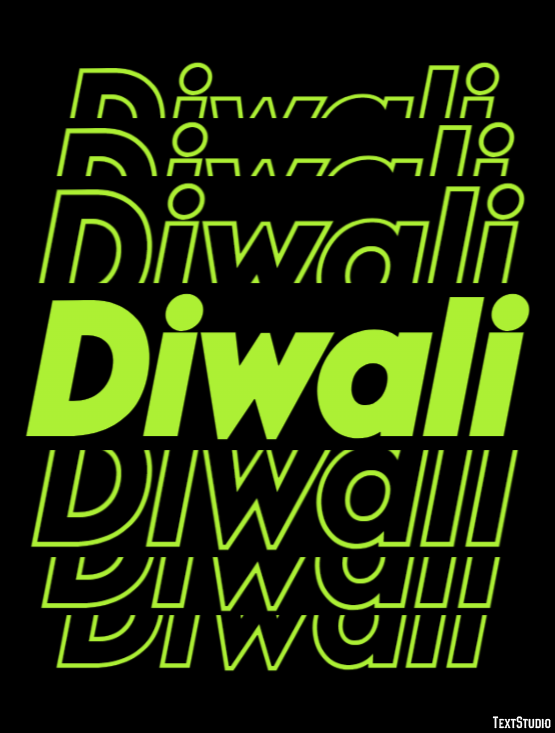 Diwali Effetto testo
