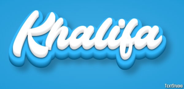 Khalifa Text Effect