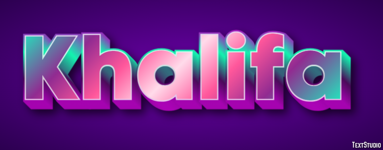 Khalifa Text Effect