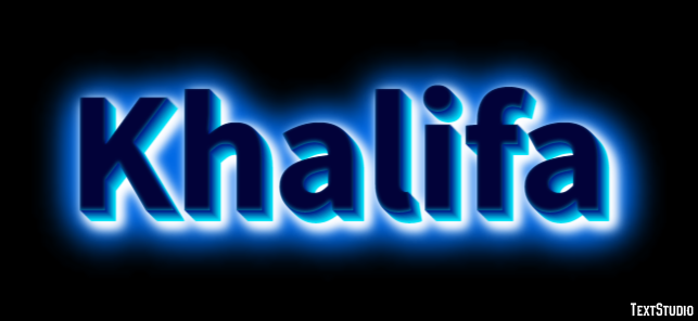 Khalifa Text effect