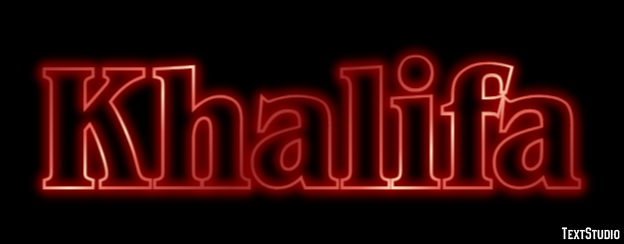 Khalifa Text Effect