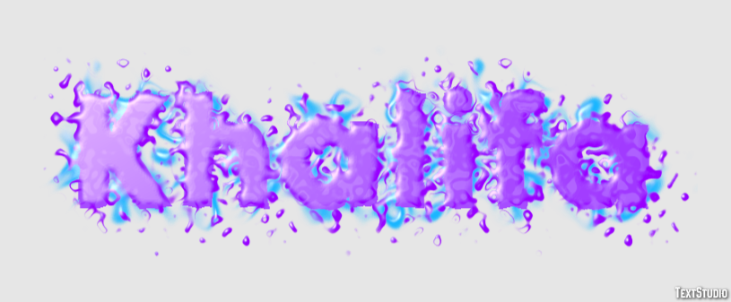 Khalifa Text effect